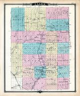 Clark County Map, Wisconsin State Atlas 1878